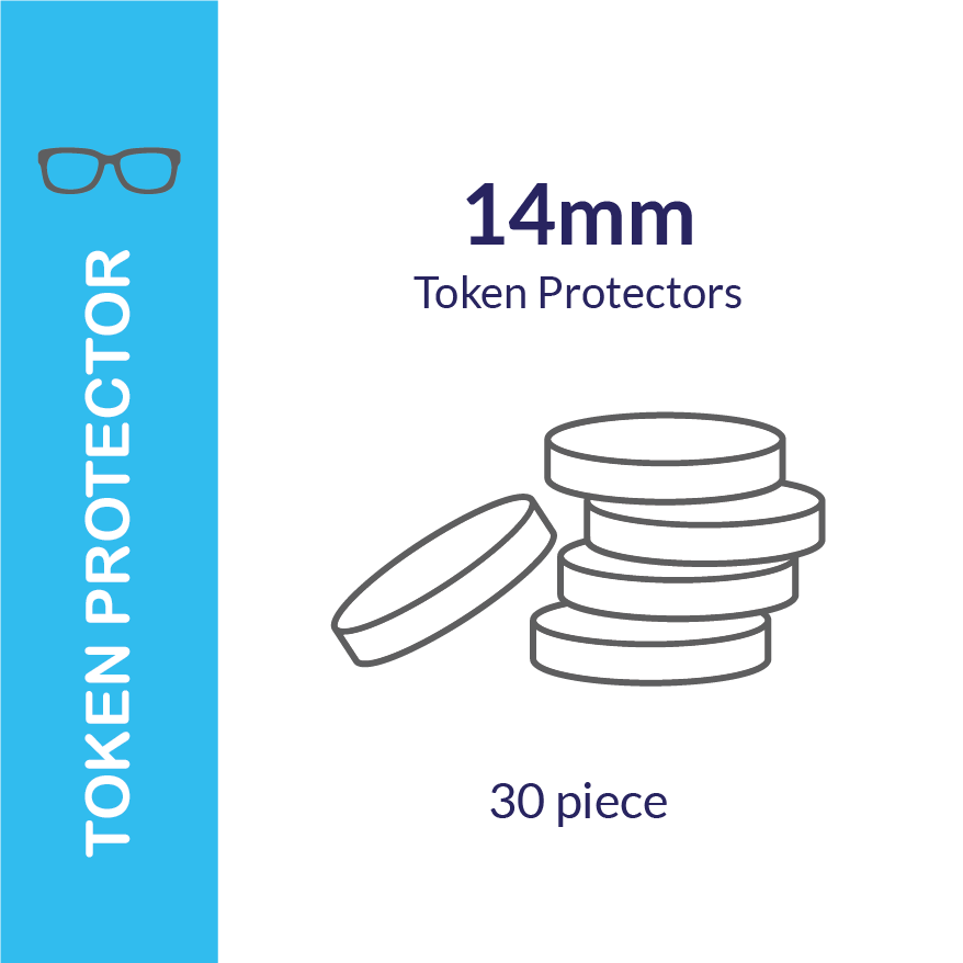 Round Token Protectors (30-Piece Pack)