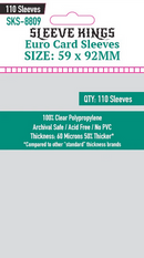 59x92mm Sleeve Kings Euro Card Sleeves (Standard/Premium)