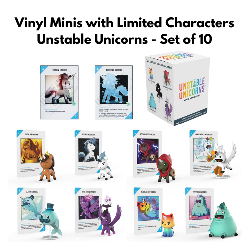 Unstable Unicorns: Vinyl Minis Series (Full Set of 10 with Limited Characters)
