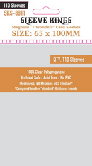 65x100mm Sleeve Kings 7 Wonders Card Sleeves (Standard/Premium)