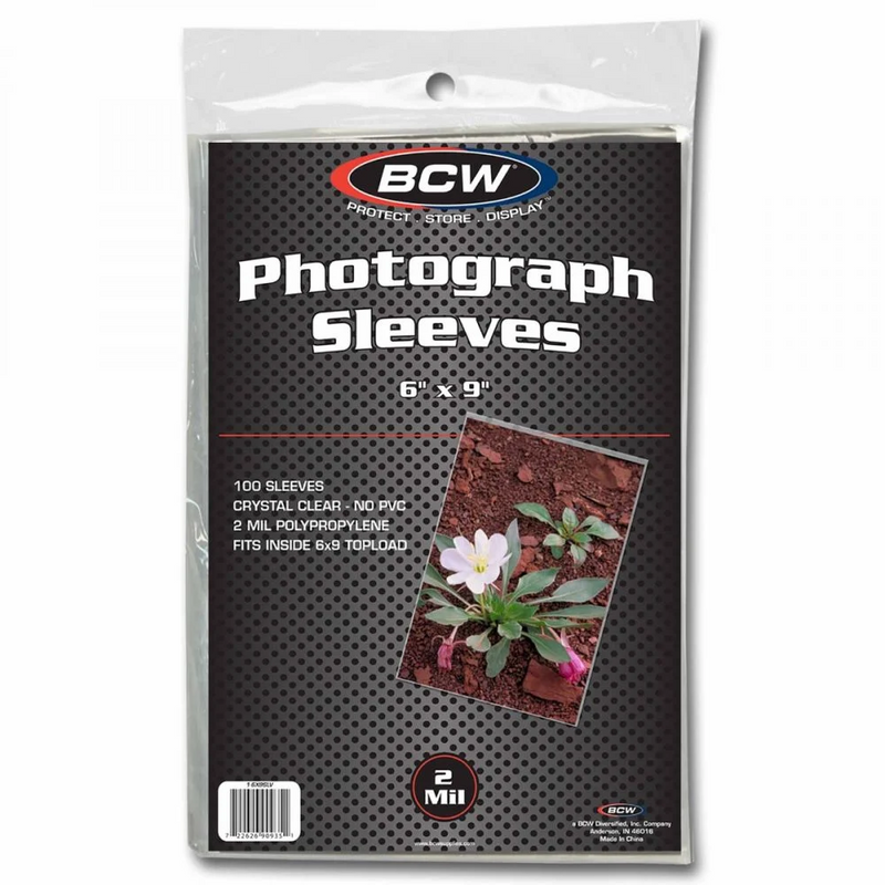 BCW 6x9 inches Photo Sleeves