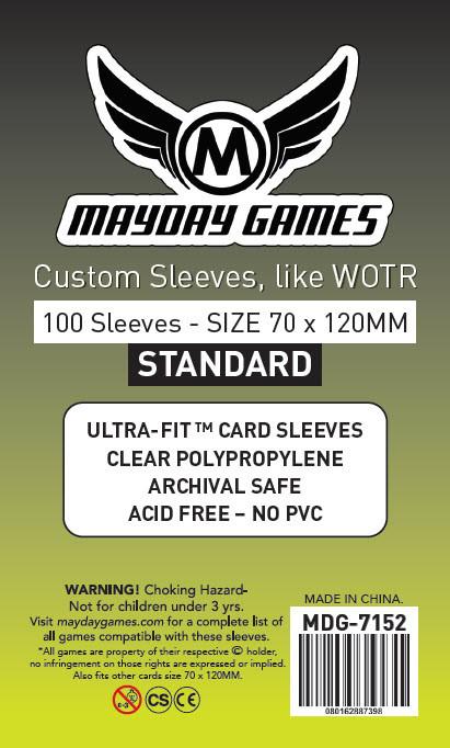 70x120mm Mayday Tarot Card Sleeves (Standard/Premium)