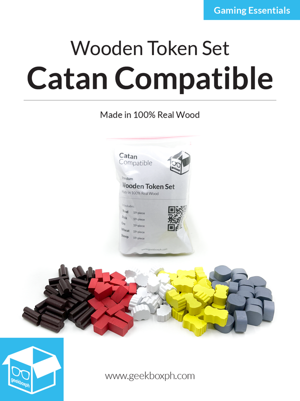 Catan Compatible Wooden Token Set