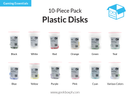 Plastic Disks (Pack of 10)