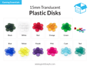 Plastic Disks (Pack of 10)