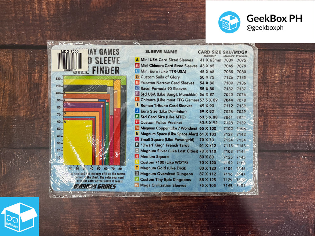 card sleeve finder Mayday Games Neoprene Sleeve Finder