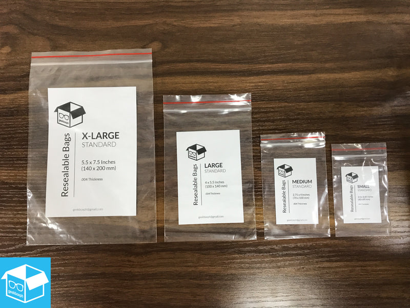 Resealable Bags (Various Sizes)