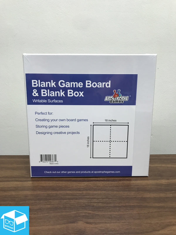 Supplies: Blank Game Board - 4fold 18x18" w/box