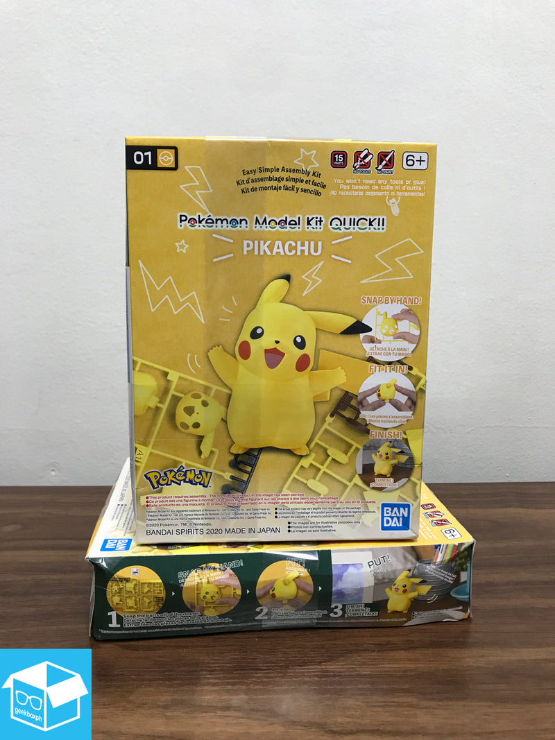 Bandai: Pokemon Model Kit Quick!! 01 - Pikachu