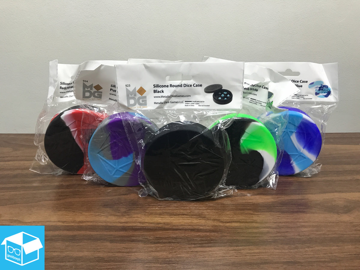 Silicone Round Dice Case (Various Colors)