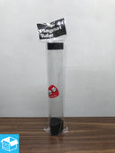 Playmat Tube: Clear with Black Caps/Dice (Includes 2 D6 Dice)