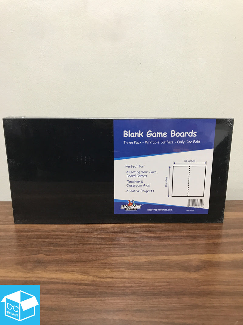 Supplies: Blank Game Board - 1fold 18x18" (3 pack)