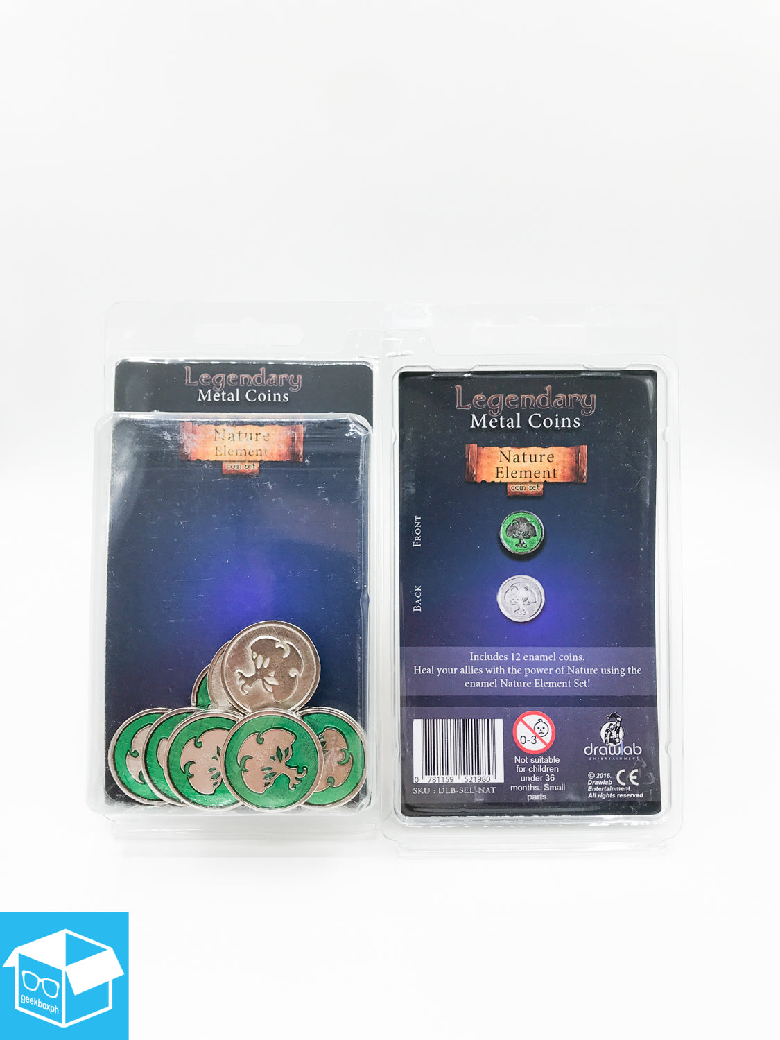 Legendary Metal Coins: Nature Element Set