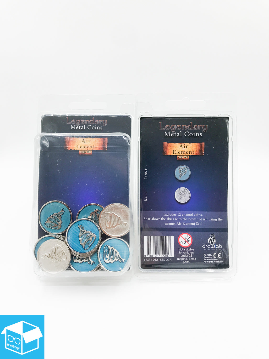 Legendary Metal Coins: Air Element Set