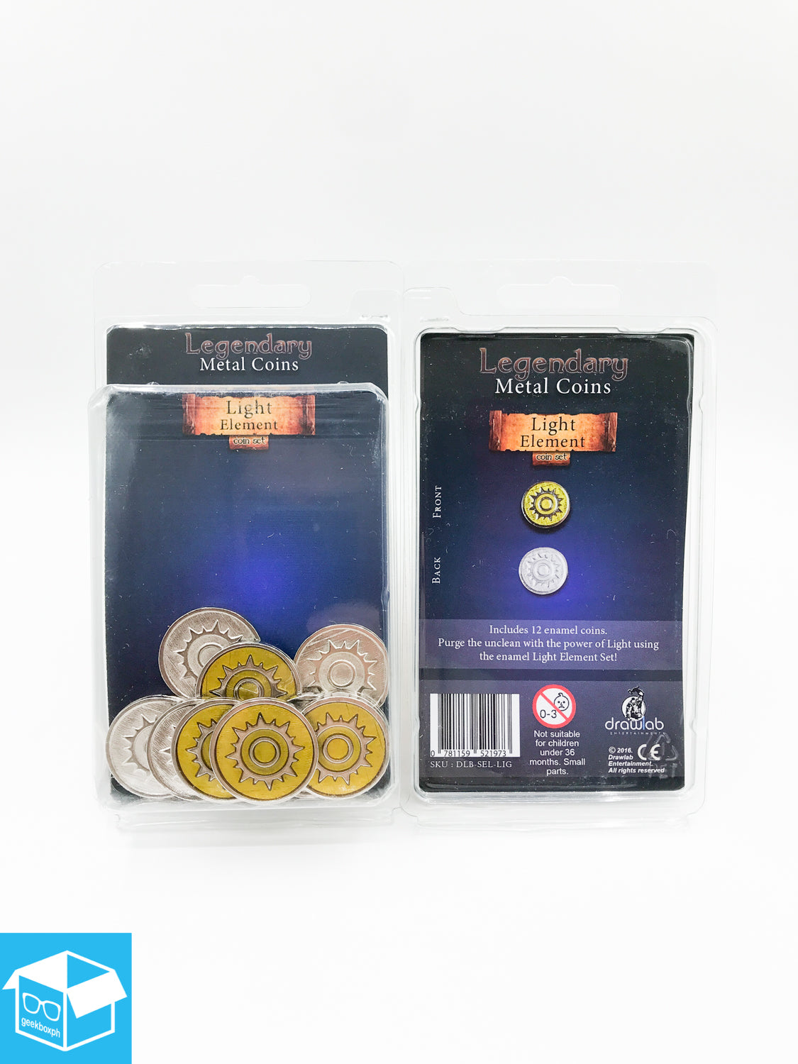 Legendary Metal Coins: Light Element Set