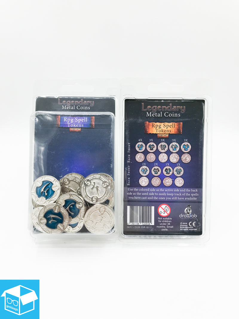 Legendary Metal Coins: RPG Spell Tokens