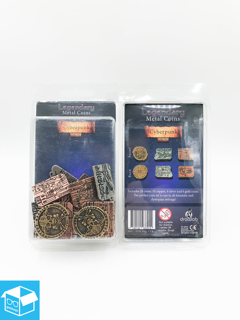 Legendary Metal Coins: Cyberpunk Set
