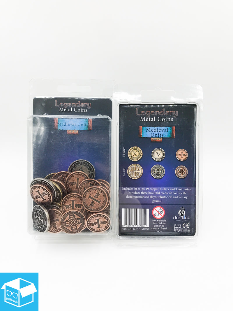 Legendary Metal Coins: Medieval Units Set
