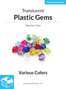Plastic Gems (Pack of 20)