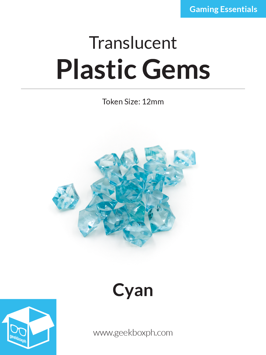 Plastic Gems (Pack of 20)