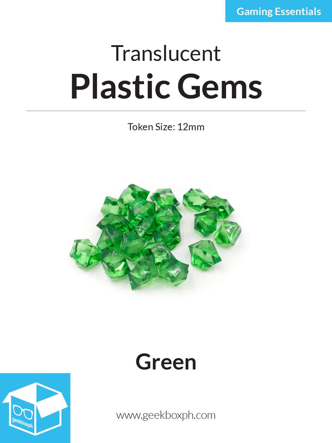 Plastic Gems (Pack of 20)