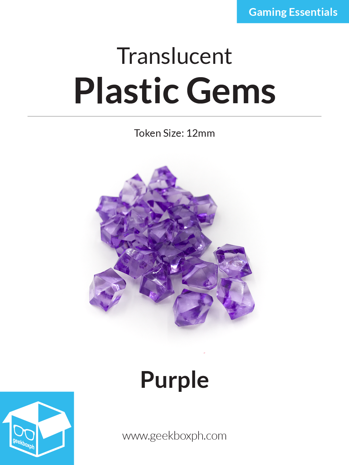 Plastic Gems (Pack of 20)