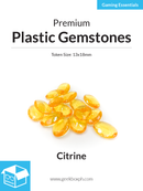 Premium Plastic Gemstones (Pack of 15)