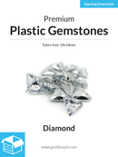 Premium Plastic Gemstones (Pack of 15)