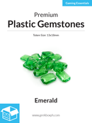 Premium Plastic Gemstones (Pack of 15)