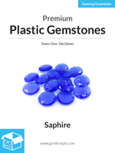 Premium Plastic Gemstones (Pack of 15)