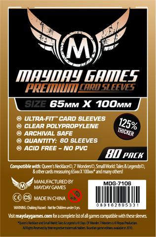 65x100mm Mayday 7 Wonders Game Sleeves (Standard/Premium)