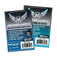 45x68mm Mayday Mini Euro Game Sleeves (Standard/Premium)