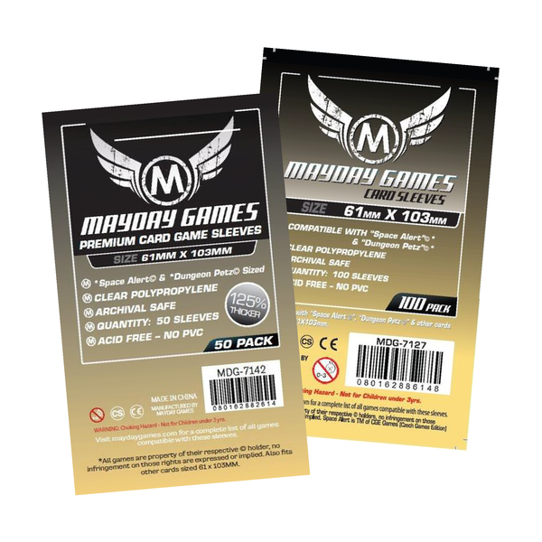 57x87 card sleeves Sultan Supply Premium Sleeves: 57.5 x 89 mm Topaz (100 microns) With a high Mayday Sleeve Kings Card Sleeves