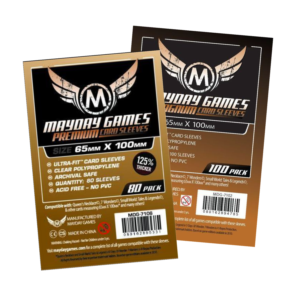 65x100mm card sleeves Mayday 7 Wonders Game Sleeves 65x100mm Philippines