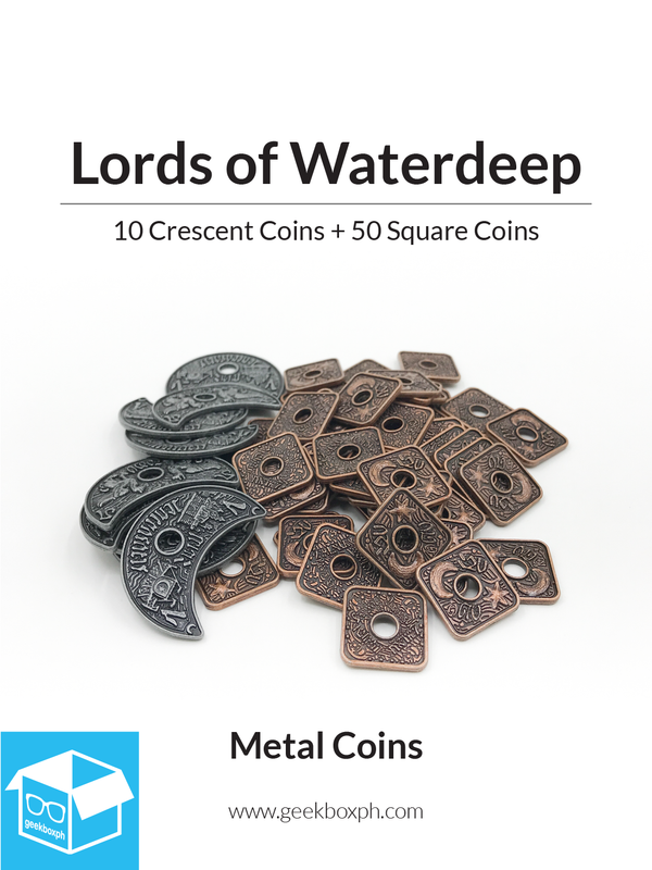 Lords of Waterdeep Compatible - Metal Coins (60)