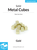 8mm Metal Cubes (Pack of 10)