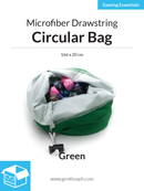 Microfiber Circular Bag - 16dx20cm