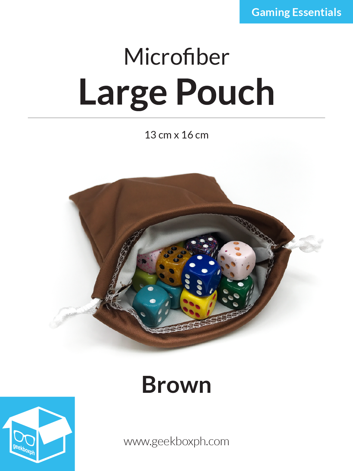 Microfiber Large Pouches - 13x16cm