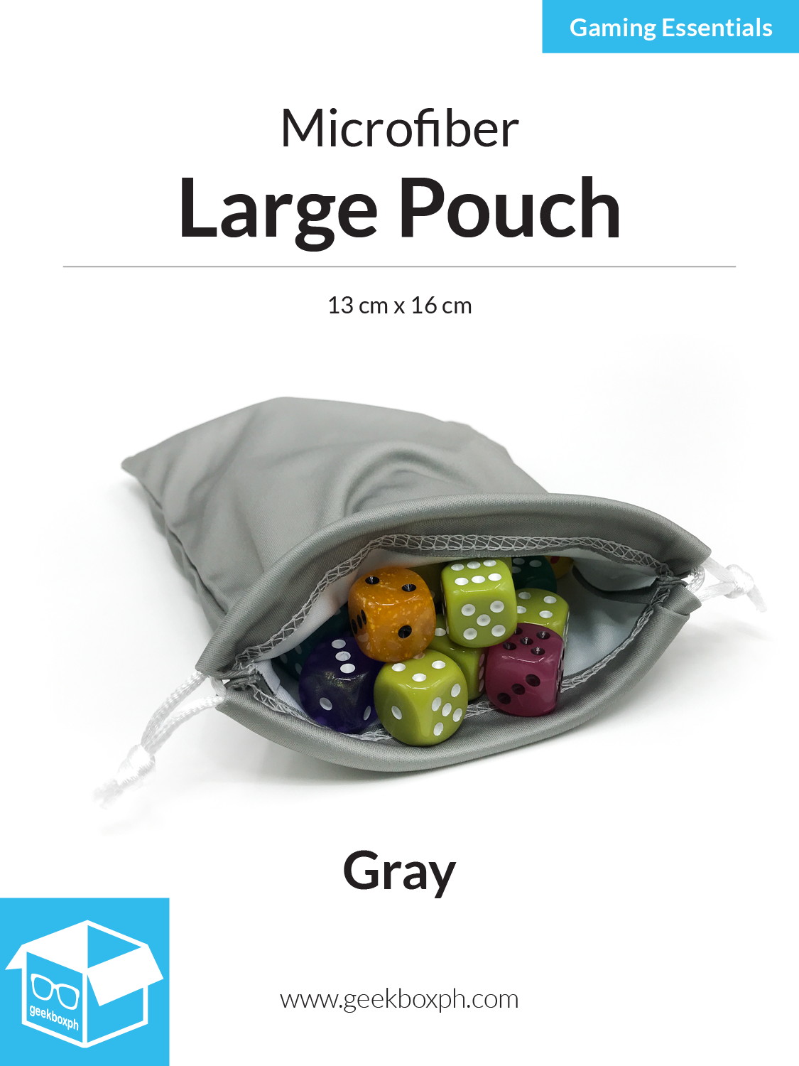 Microfiber Large Pouches - 13x16cm