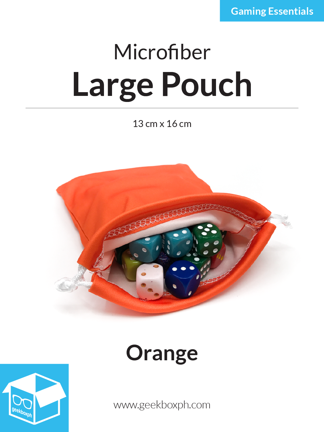 Microfiber Large Pouches - 13x16cm