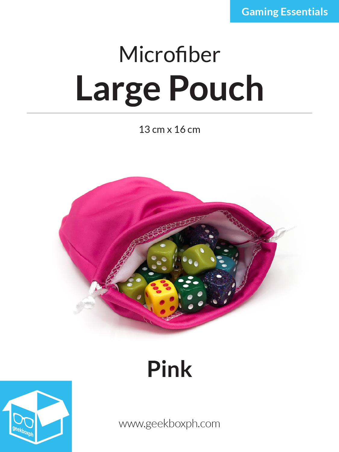 Microfiber Large Pouches - 13x16cm
