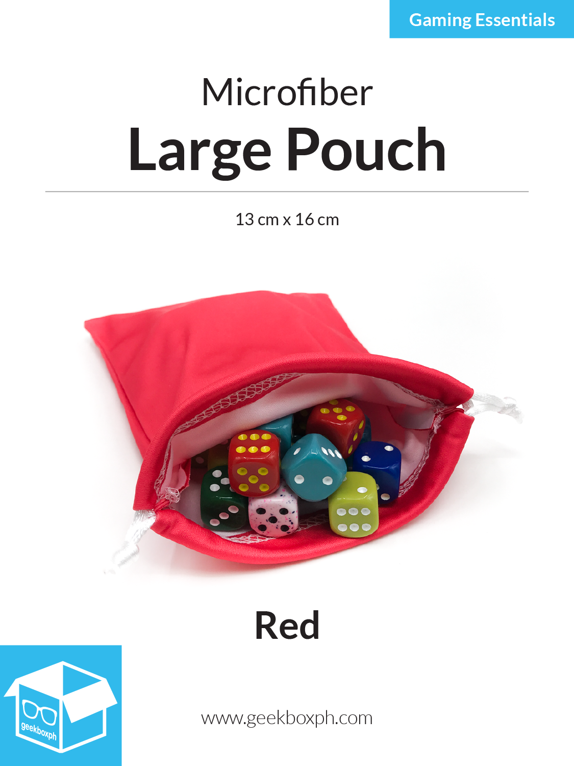 Microfiber Large Pouches - 13x16cm