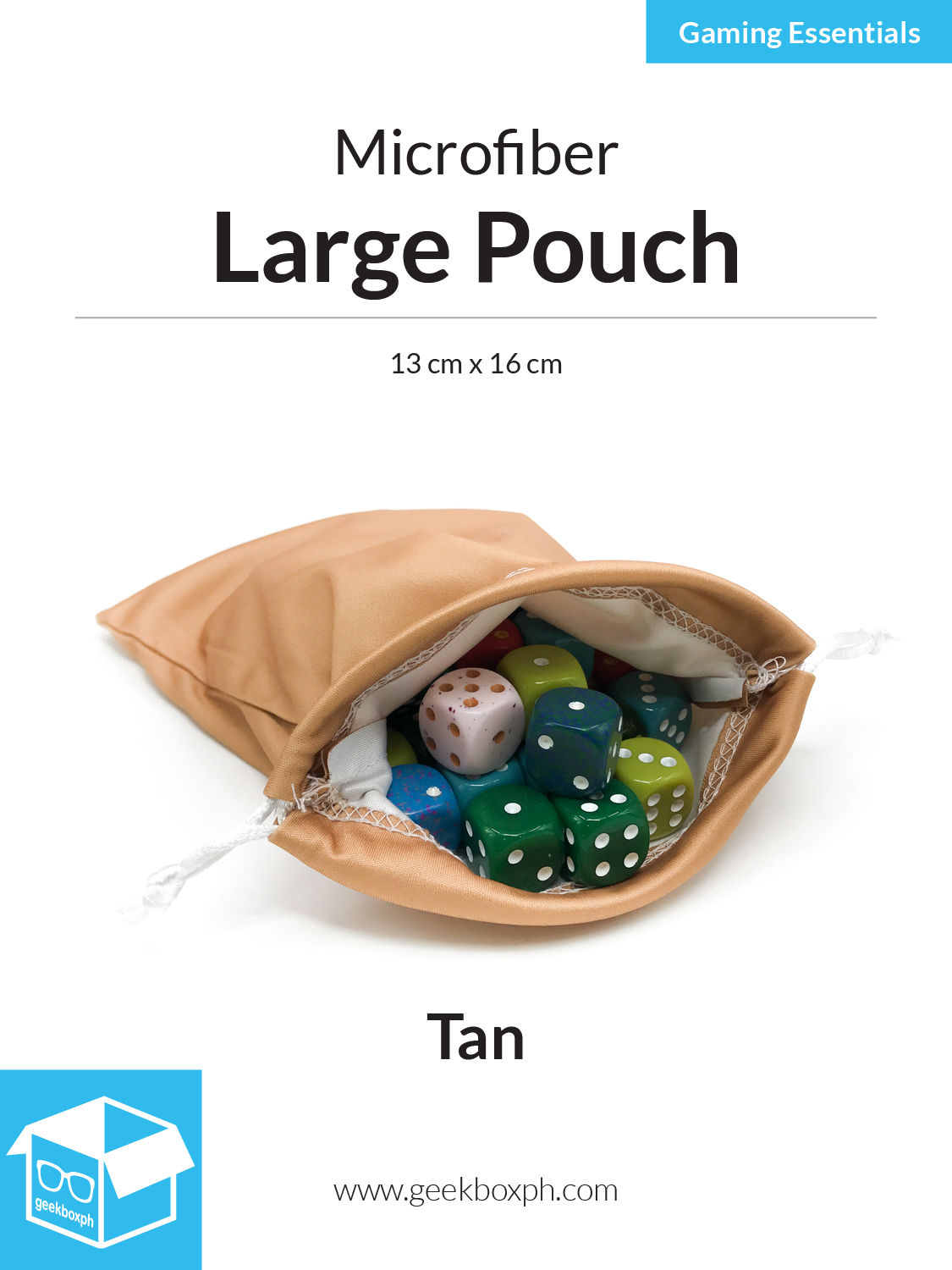 Microfiber Large Pouches - 13x16cm
