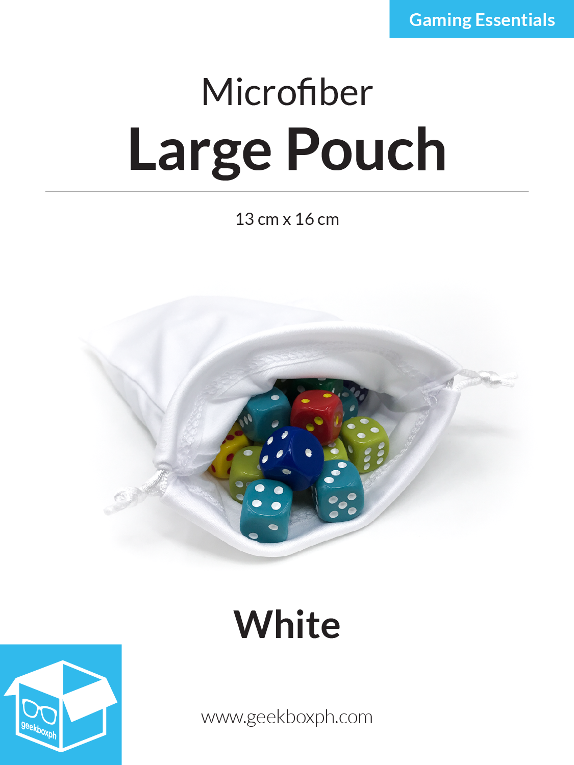 Microfiber Large Pouches - 13x16cm