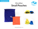 Microfiber Small Pouches -  9x10cm