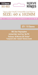 60x102mm Sleeve Kings Space Alert Sleeves