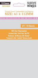 61x112mm Sleeve Kings French Tarot Sleeves