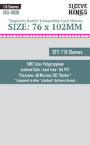 76x102mm Sleeve Kings Hogwarts Battle Large Sleeves