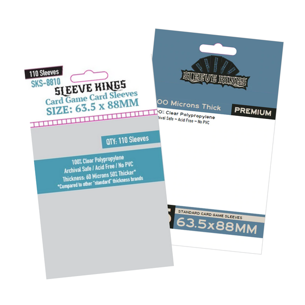 63.5x88mm Sleeve Kings Card Game Card Sleeves (Standard/Premium)