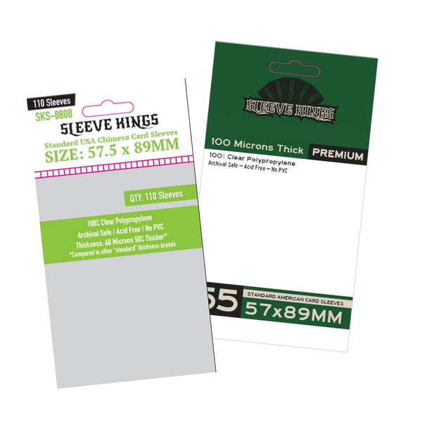 57.5x89mm Clear Card Protectors 400 Clear Card Sleeves For Mayday's American Chimera Board Game - 57.5x89mm, Acid-Free 57.5x89mm Clear Card Protectors 400 Clear Card Sleeves For Mayday's American Chimera Board Game - 57.5x89mm, Acid-Free